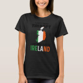 T-shirt Irlande Irishman Irlandais Carte St patrick drapea (Devant)