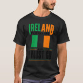 T-shirt Irlande Irlande Irlande Drapeau Irlande Irlande Ap (Devant)