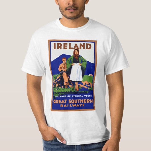 T-shirt Irlande ~ Le pays de la jeunesse éternelle (Devant)