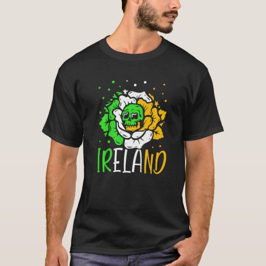 T-shirt Irlande Leprechaun Irish St Patricks Day Gaelic S (Devant)