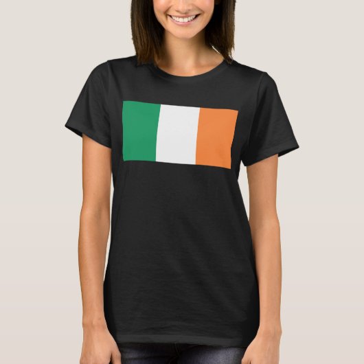 T-shirt Irlande National Flag, standard irlandais, bannièr (Devant)