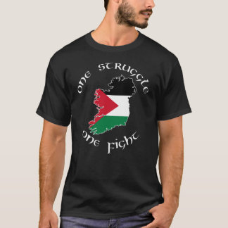 T-shirt Irlande Palestine Un combat Un combat Un combat467