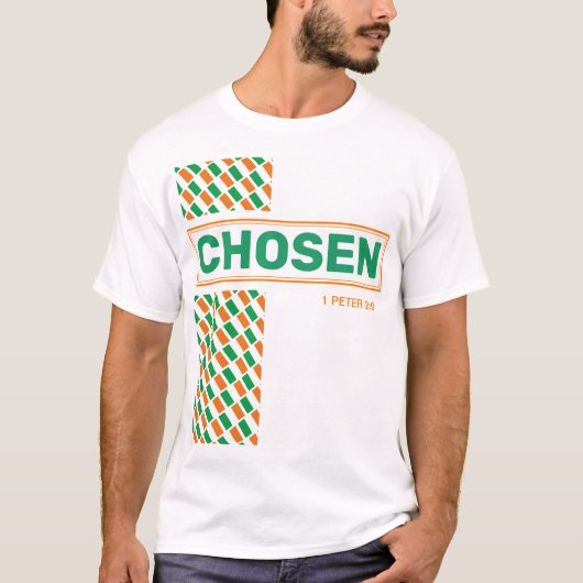 T-shirt IRLANDE Personnalité chrétienne CHOISIE Saint Patr (Devant)
