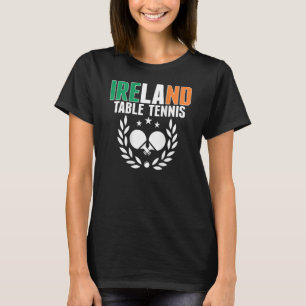 T-shirt Irlande Ping Pong Irish Table Tennis Team Supp