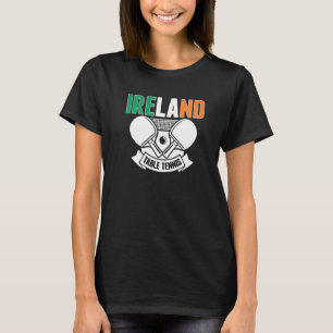 T-shirt Irlande Ping Pong Irish Table Tennis Team Support
