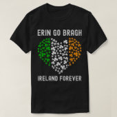 T-shirt Irlande Pour toujours Erin Go Bragh Jour de la Sai (Design devant)