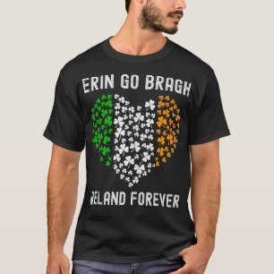 T-shirt Irlande Pour toujours Erin Go Bragh Jour de la Sai