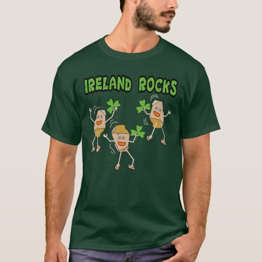 T-shirt Irlande Rocks (Devant)
