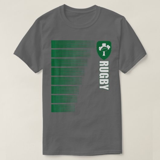 T-shirt Irlande Rugby Jersey Irlandais Rugby 2 Côté (Design devant)