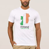 T-shirt irlande shamrock n roll tee (Devant)