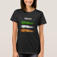 *~* IRLANDE Simple Drapeau Abstrait Femme