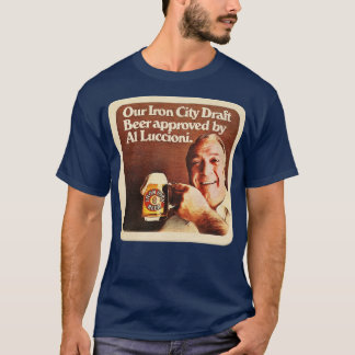 T-shirt Iron City Beer Al Approuvé Retro Defunct Brewerian