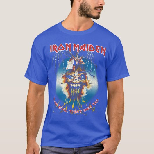 T-shirt Iron Maiden The Evil That Men Do (Devant)