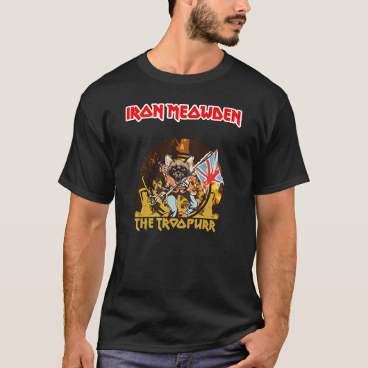 T-shirt Iron Meowden (Devant)