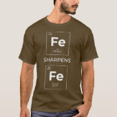 T-shirt Iron Sharpens Fer Christian Design (Devant)