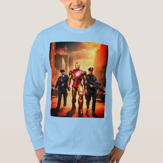 T-SHIRT IRONMAN T-SIRT, T-SIRT (Devant)