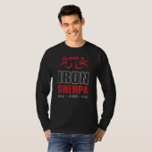 T-shirt Ironsherpa Tri Sherpa Triathlon Haul Cheer Kiss Tr (Devant entier)