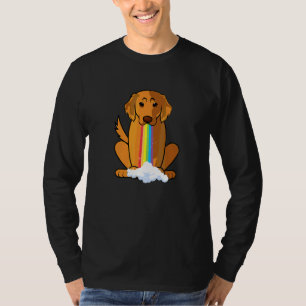 T-shirt Irradier de Positivité Arc-en-Ciel Chien Retriever