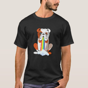 T-shirt Irradiez de la Positivité Chien Arc-en-Ciel   Boul