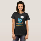 T-shirt Irritable Chouette Syndrome Grumpy Chouette Ibs Jo (Devant entier)