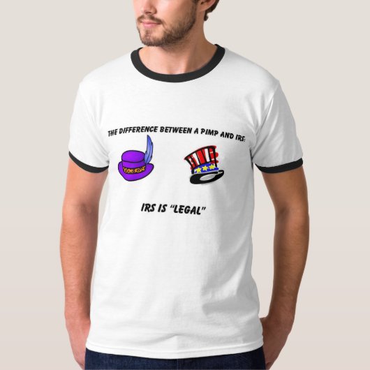 T-SHIRT IRS ET UN SOUTENEUR (Devant)