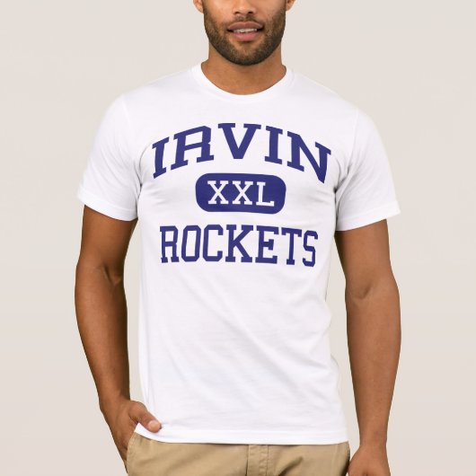 T-shirt Irvin - Rocket - lycée - El Paso le Texas (Devant)