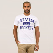 T-shirt Irvin - Rocket - lycée - El Paso le Texas (Devant entier)