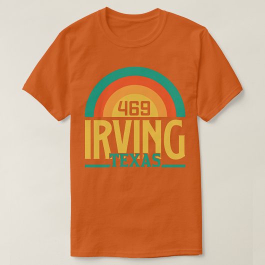 T-shirt Irving Texas Area Code 1 (Design devant)