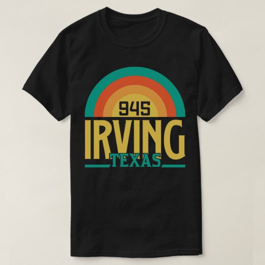 T-shirt Irving Texas Area Code 4 (Design devant)