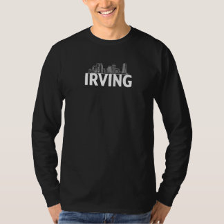 T-shirt Irving Texas USA City Skyline Silhouette Outline S