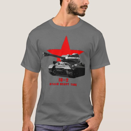 T-shirt IS32 Joseph Stalin Military tank WW2 (Devant)