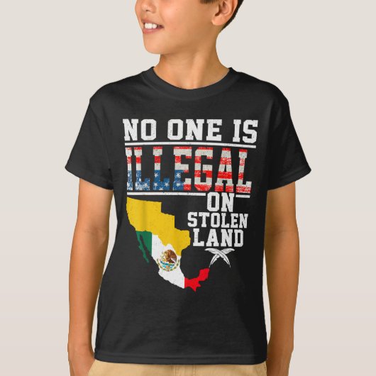 T-shirt Is Illegal On Stolen Land Native Americans (Devant)