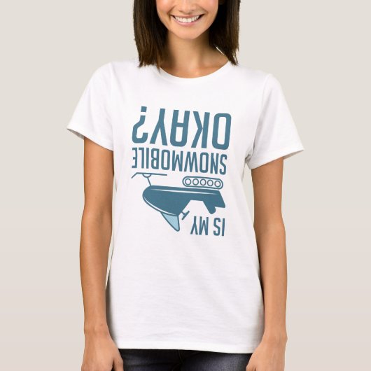T-shirt Is My Snowmobile (Devant)