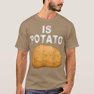 T-shirt Is Potato In Television As Seen On Late Night T-Sh