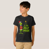 T-shirt Is This Jolly Enough Funny Christmas Tree Lights H (Devant entier)