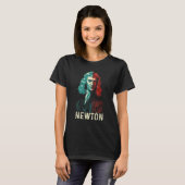 T-shirt Isaac Newton Physicist Physics Science Astronomy 2 (Devant entier)