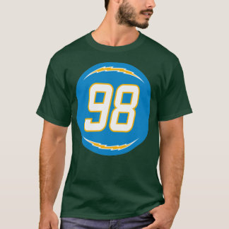 T-shirt Isaac Rochell Numéro 98 Jersey Los Angeles Charger