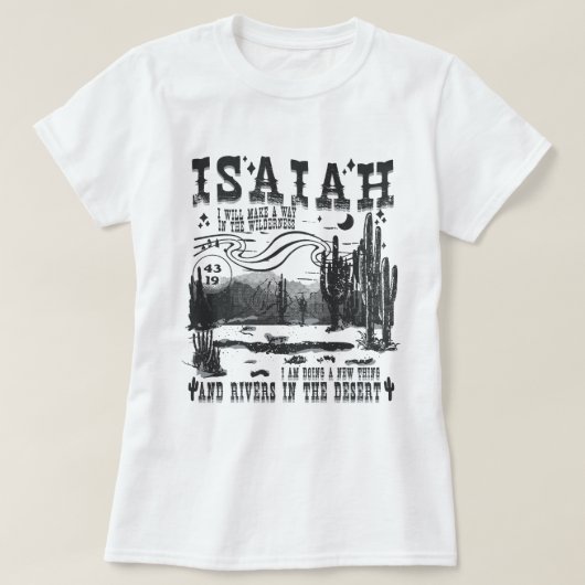 T-shirt isaïe (Design devant)