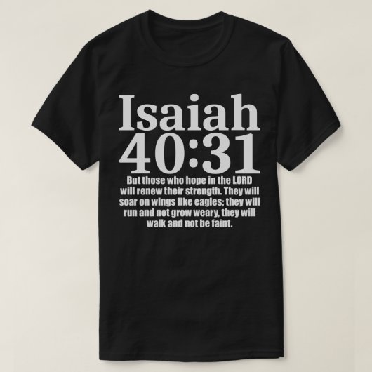 T-shirt Isaïe 4031 1 (Design devant)