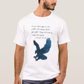 T-shirt Isaïe 40 31 Bible Verse Eagle (Devant)
