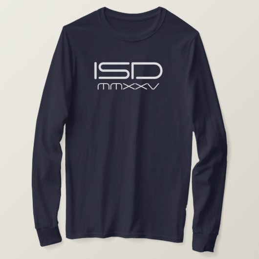 T-shirt ISD MMXXV Long Sleeve Basic (Design devant)