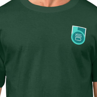 T-Shirt ISD Turquoise Urban Streetwear Logo Rétro