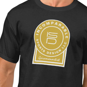 T-Shirt ISD Unisexe Métalisé Or