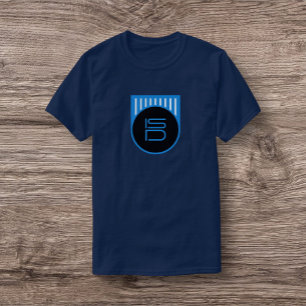 T-Shirt ISD Unisexe Navy Blue Symbole Cercle