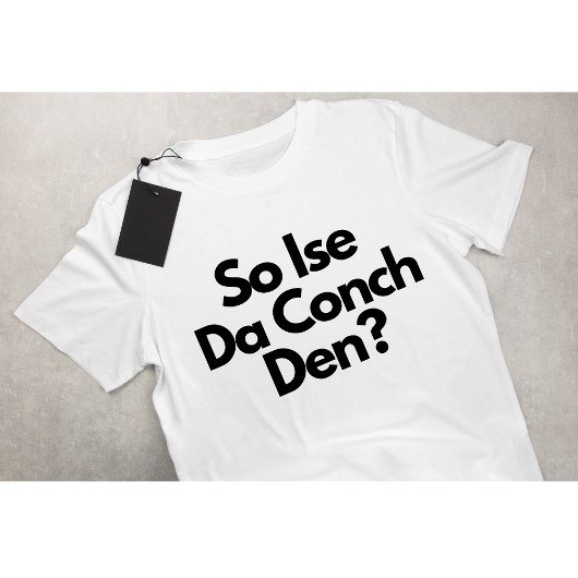 T-shirt Ise Da Conch Den Bahamas Caraïbes Hommes