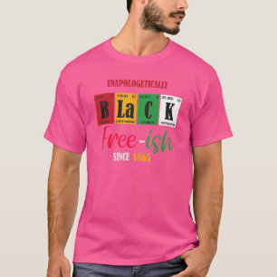 T-shirt Ish sans noir sans excuses depuis 1865 Femmes M