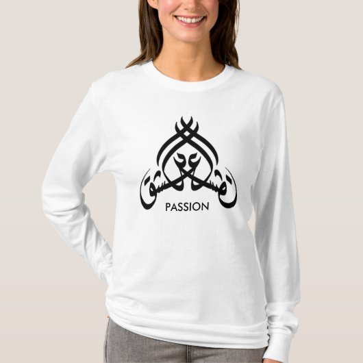 T-shirt ishq, PASSION (Devant)