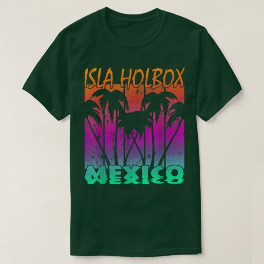 T-shirt Isla Holbox Mexico  (Design devant)