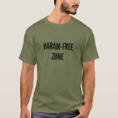 T-shirt islamique de la zone franche de Haram (Devant)
