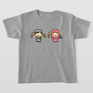T-shirt islamique pour garçon et fille musulmane m